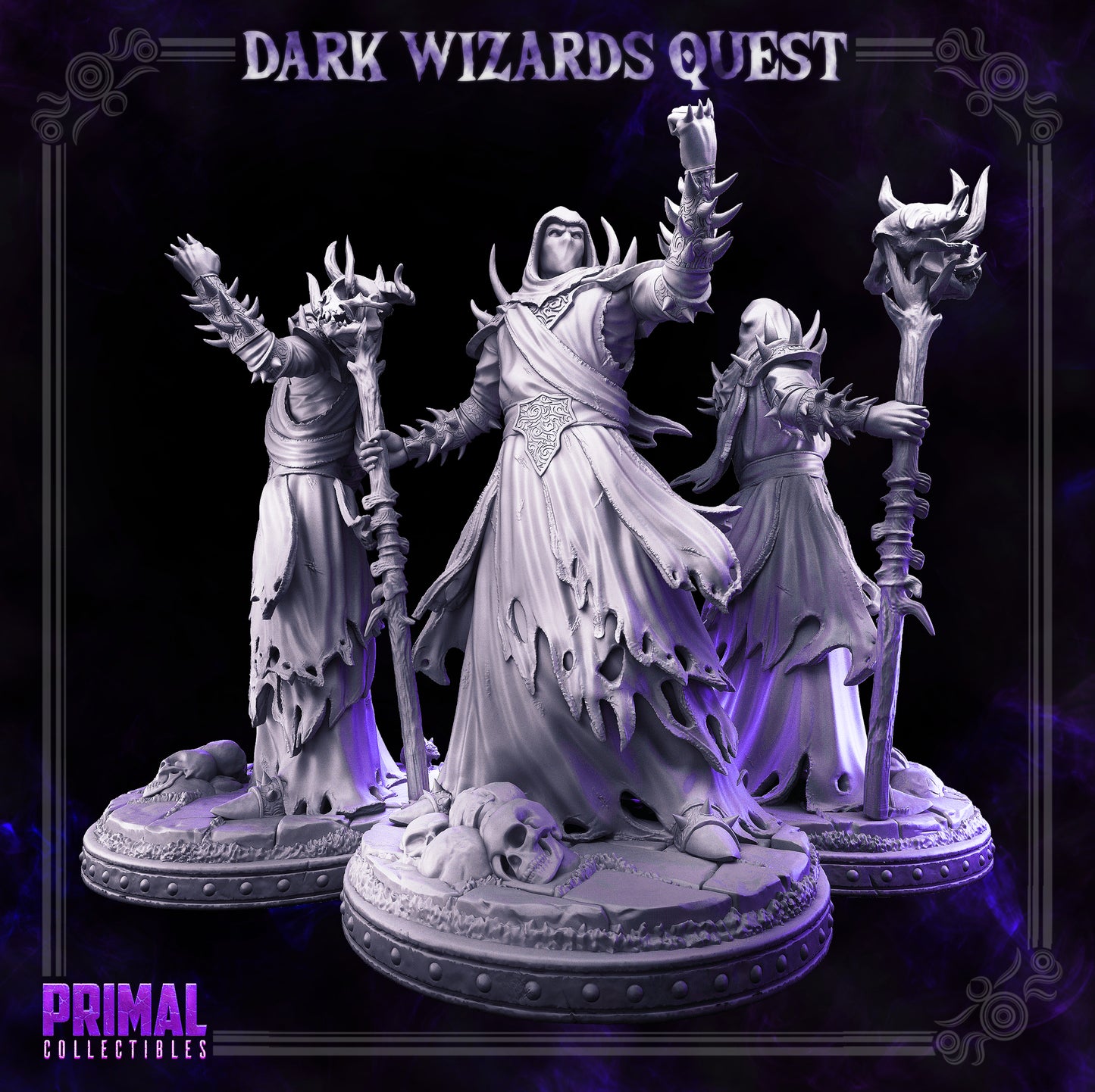 Boss - Wizard - Noxus - DARK WIZARDS - MASTERS OF DUNGEONS QUEST - Primal Collectibles