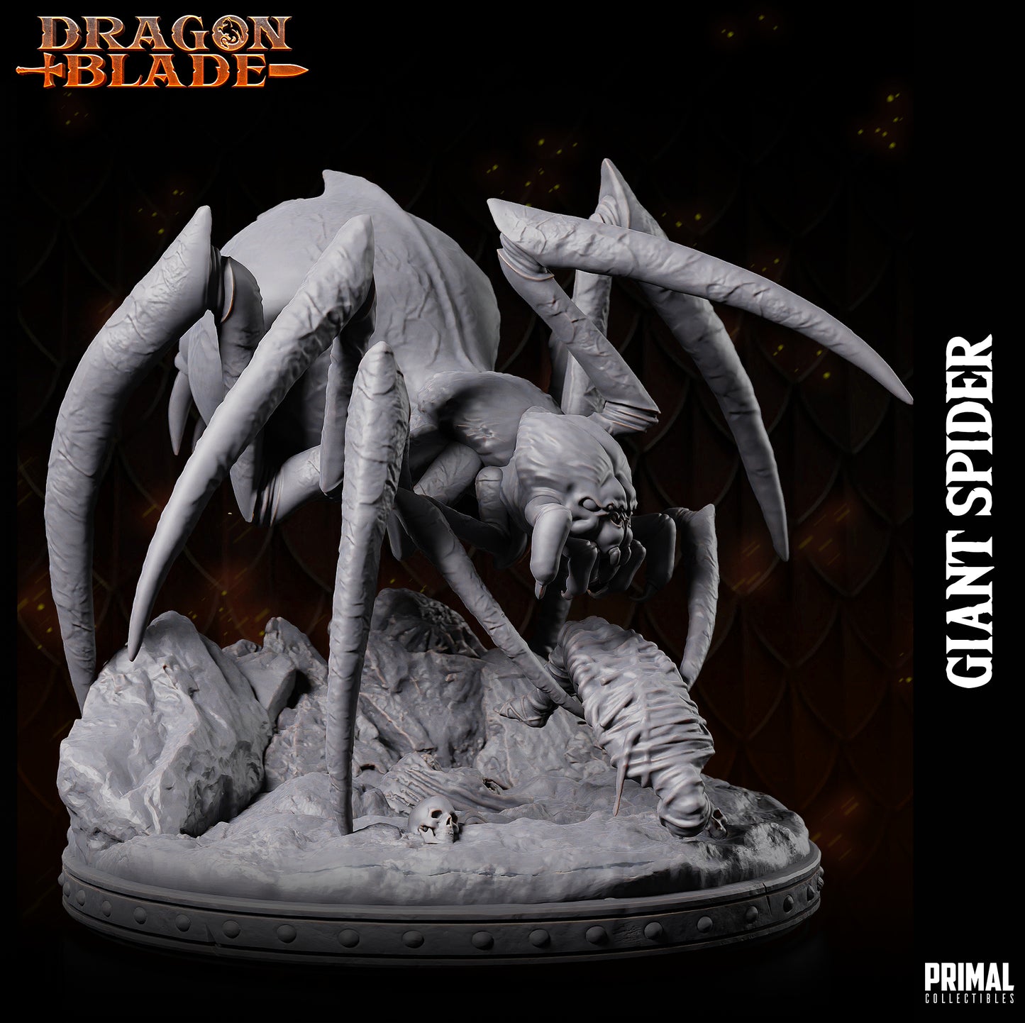 Creature - Giant spider - May 2023 - DRAGONBLADE-  MASTERS OF DUNGEONS QUEST - Primal Collectibles