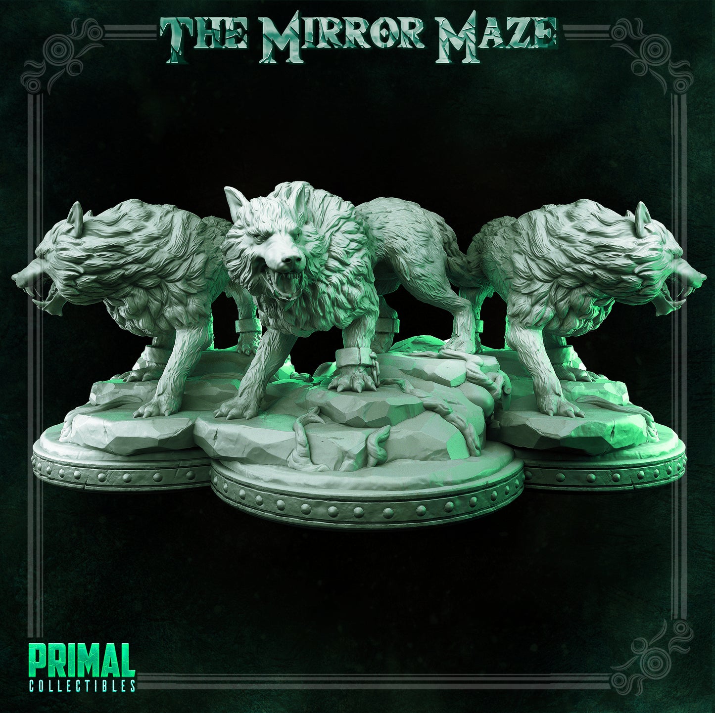 Giant Wolf - THE MIRROR MAZE - MASTERS OF DUNGEONS QUEST - Primal Collectibles