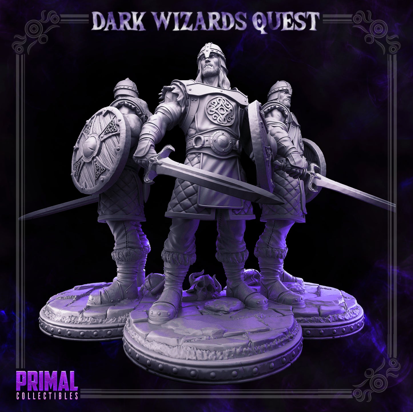 Scout/ Mercenary /Man- at- arms - Caleb - DARK WIZARDS - MASTERS OF DUNGEONS QUEST - Primal Collectibles