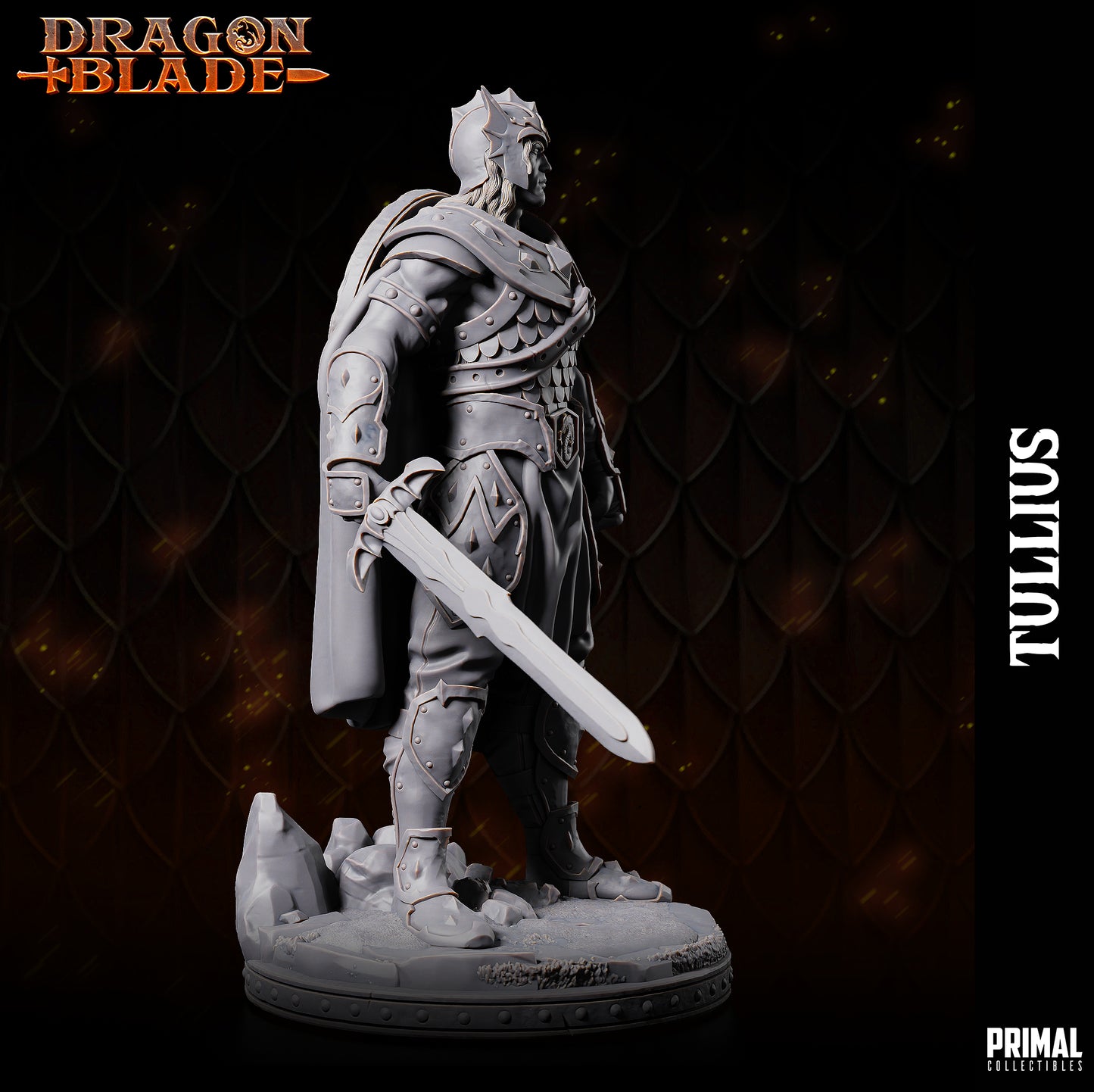 Warrior - Tullius - May 2023 - DRAGONBLADE-  MASTERS OF DUNGEONS QUEST - Primal Collectibles