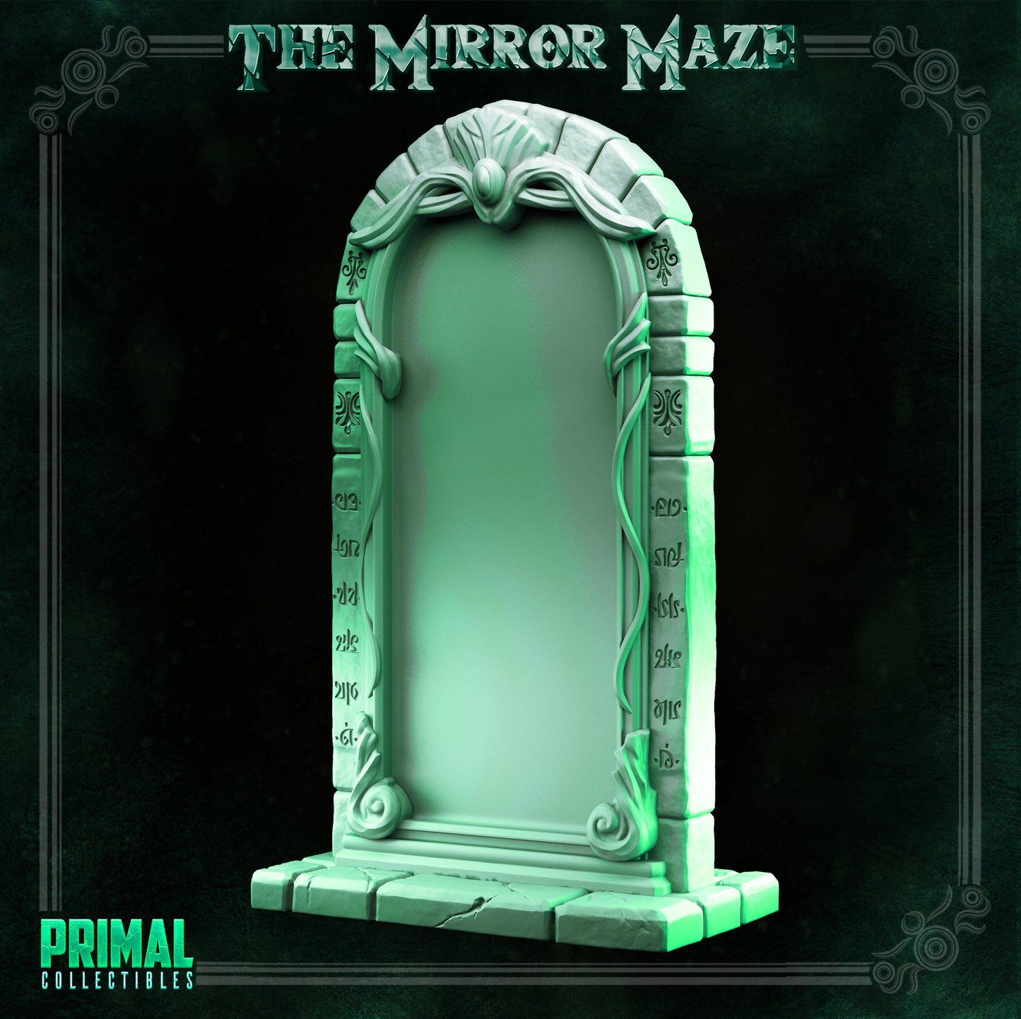 Porticullis and mirror - THE MIRROR MAZE - MASTERS OF DUNGEONS QUEST - Primal Collectibles