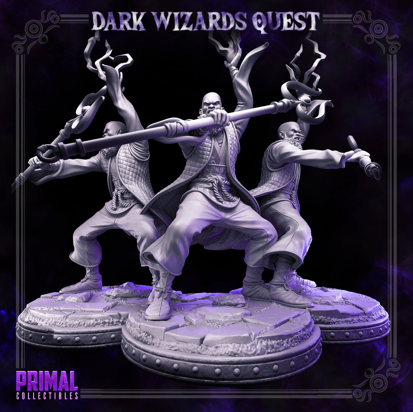 Storm Master - Rayzen Shaka - DARK WIZARDS - MASTERS OF DUNGEONS QUEST - Primal Collectibles