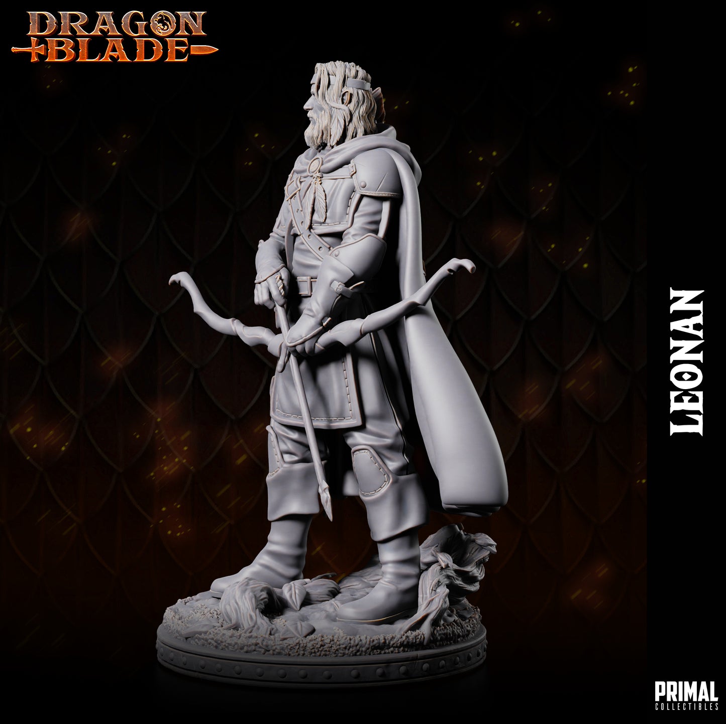 Half Elf - LEONAN - May 2023 - DRAGONBLADE-  MASTERS OF DUNGEONS QUEST - Primal Collectibles