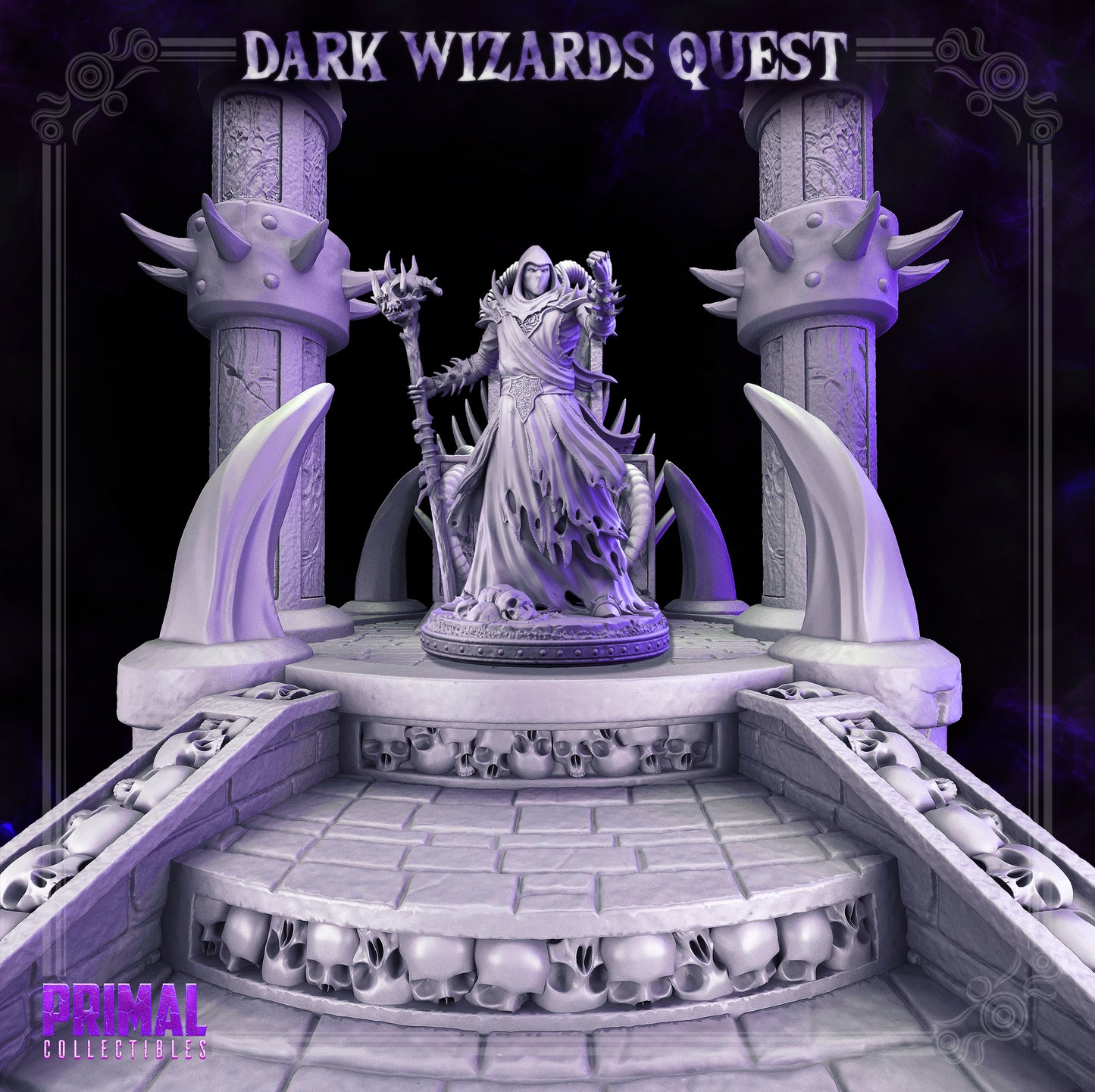 Boss throne- DARK WIZARDS - MASTERS OF DUNGEONS QUEST - Primal Collectibles