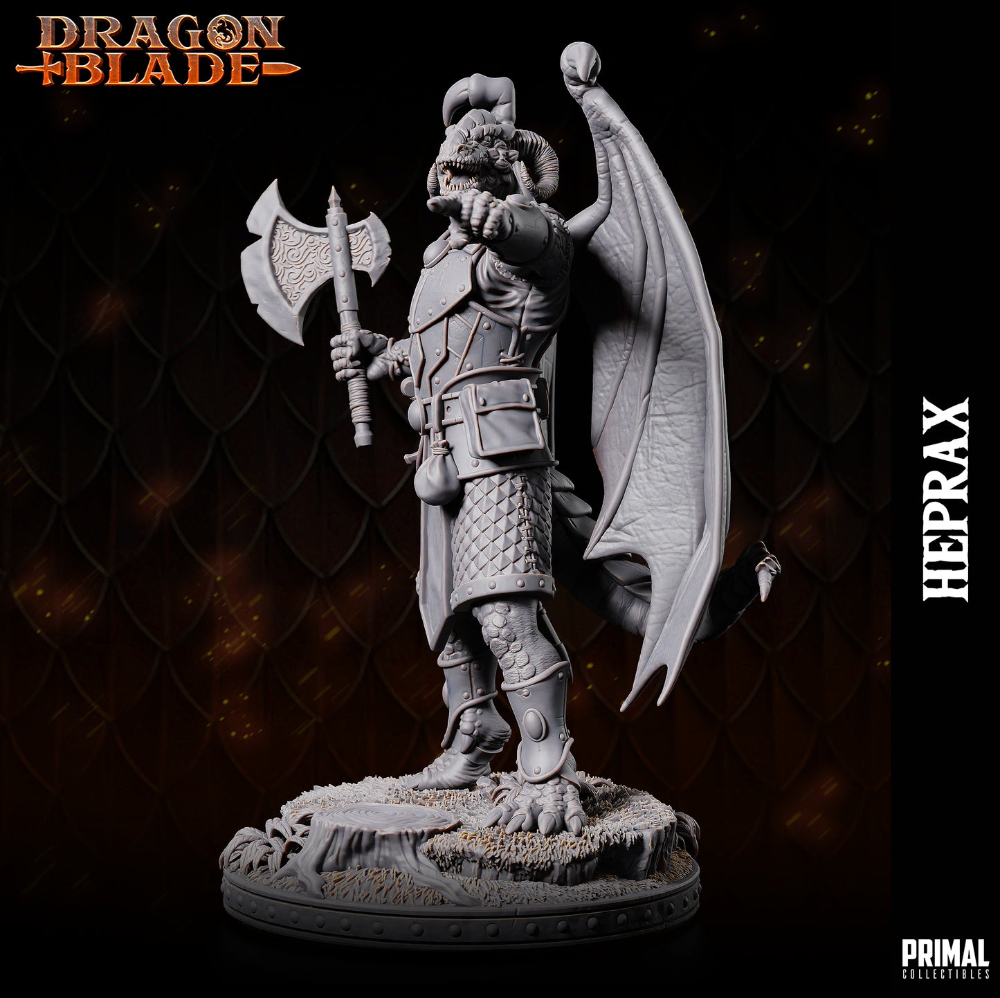 Draconian - fighter-  Heprax - November 2023 - DRAGONBLADE-  MASTERS OF DUNGEONS QUEST