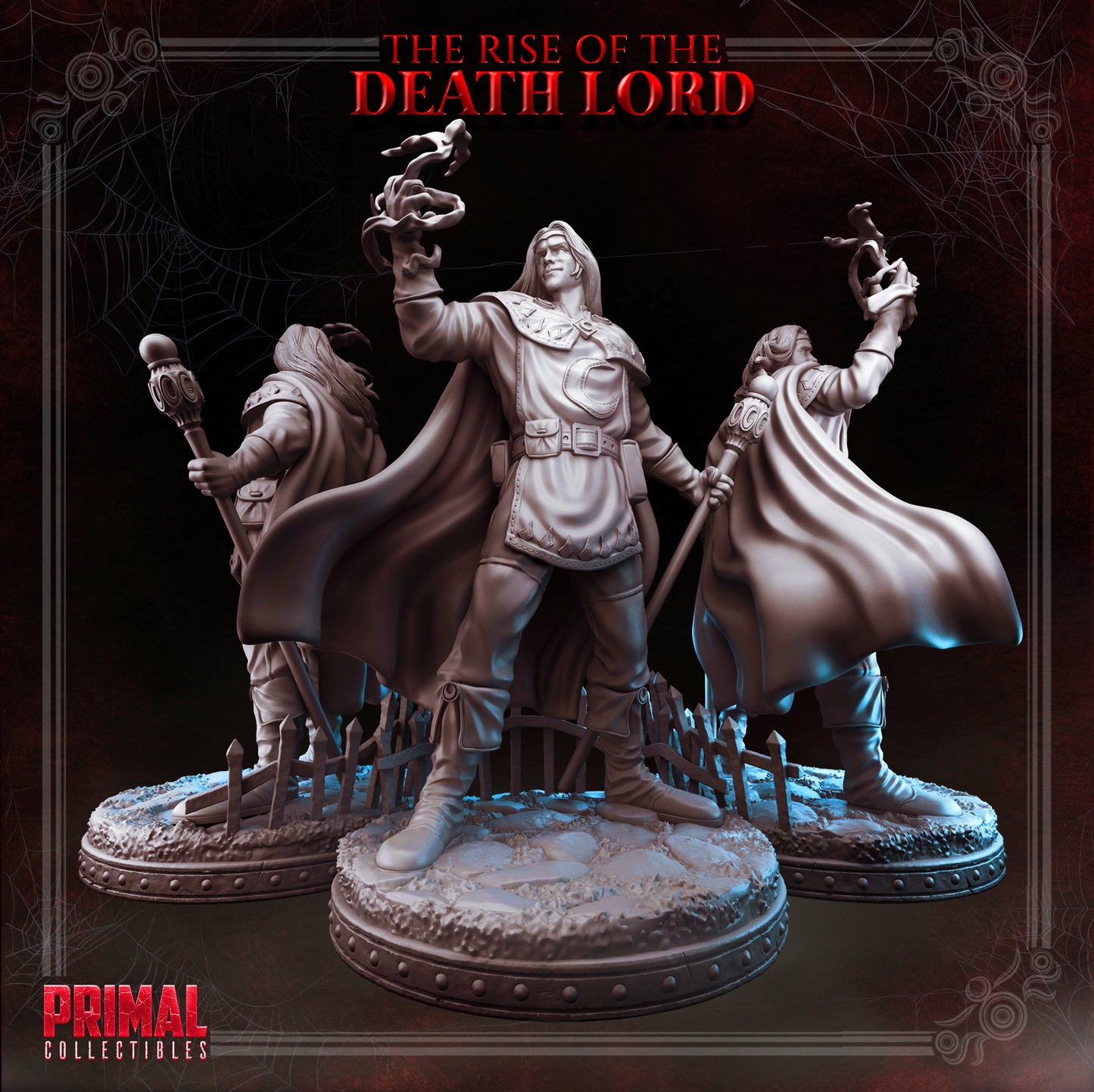 Wizard - Gaspar - March 2023 - THE RISE OF THE DEATH LORD -  MASTERS OF DUNGEONS QUEST - Primal Collectibles