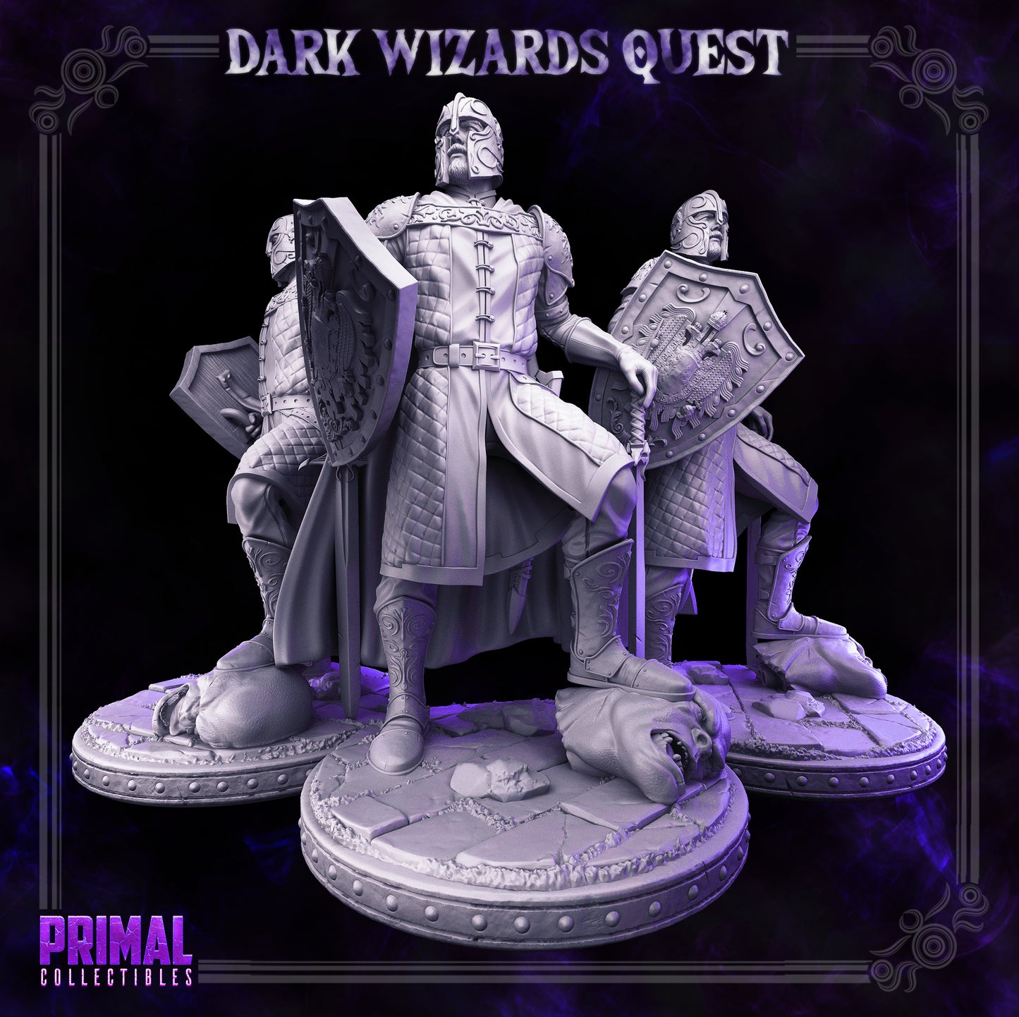 Knight - Demetrius - DARK WIZARDS - MASTERS OF DUNGEONS QUEST - Primal Collectibles