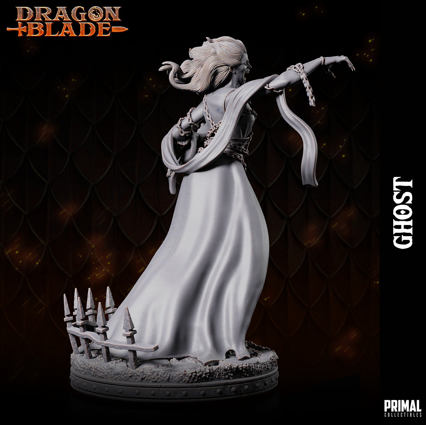 Creature - Ghost - June 2023 - DRAGONBLADE-  MASTERS OF DUNGEONS QUEST - Primal Collectibles