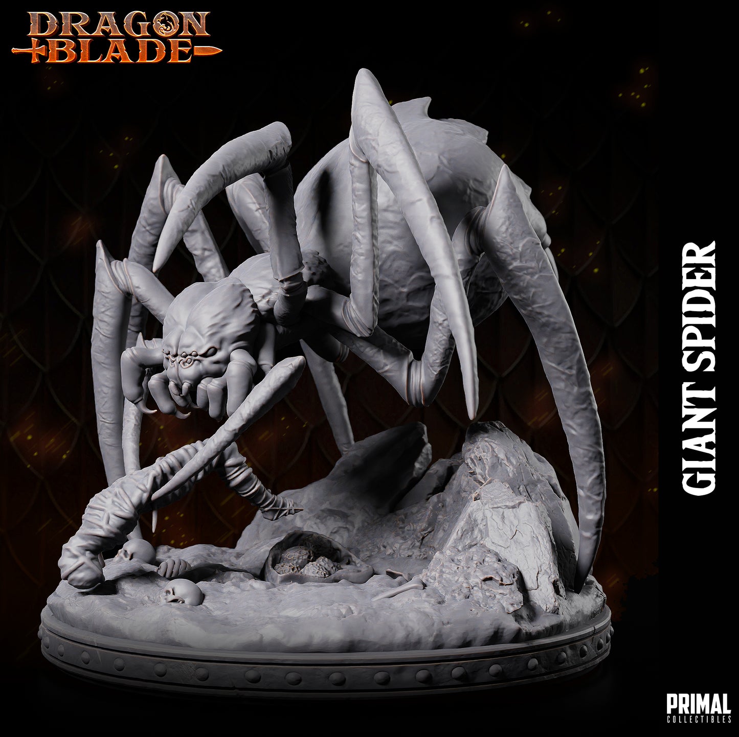 Creature - Giant spider - May 2023 - DRAGONBLADE-  MASTERS OF DUNGEONS QUEST - Primal Collectibles