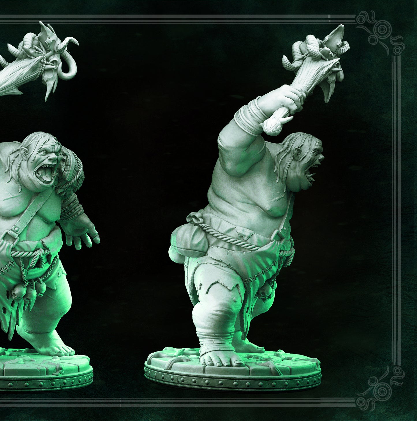 Ogre - Kerag - THE MIRROR MAZE - MASTERS OF DUNGEONS QUEST - Primal Collectibles