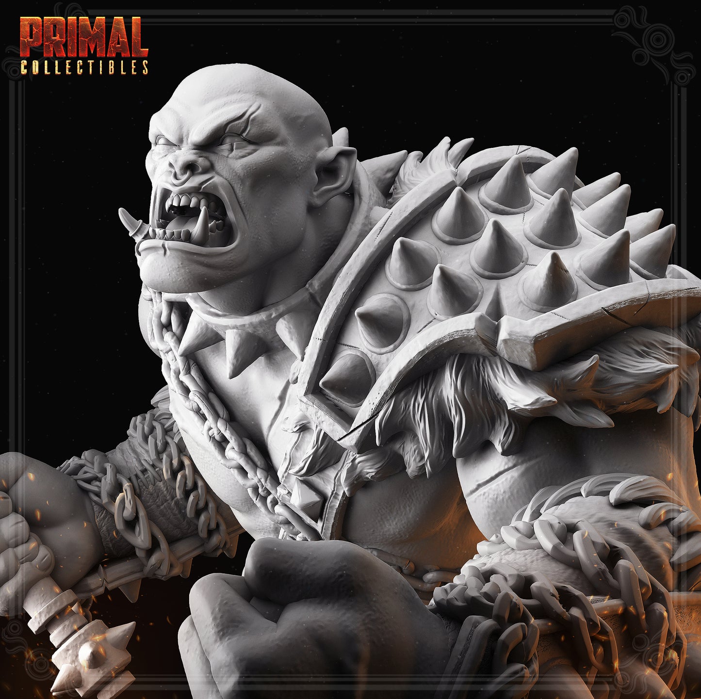 Orc - Bhorlok Bust - MASTERS OF DUNGEONS QUEST - Primal Collectibles