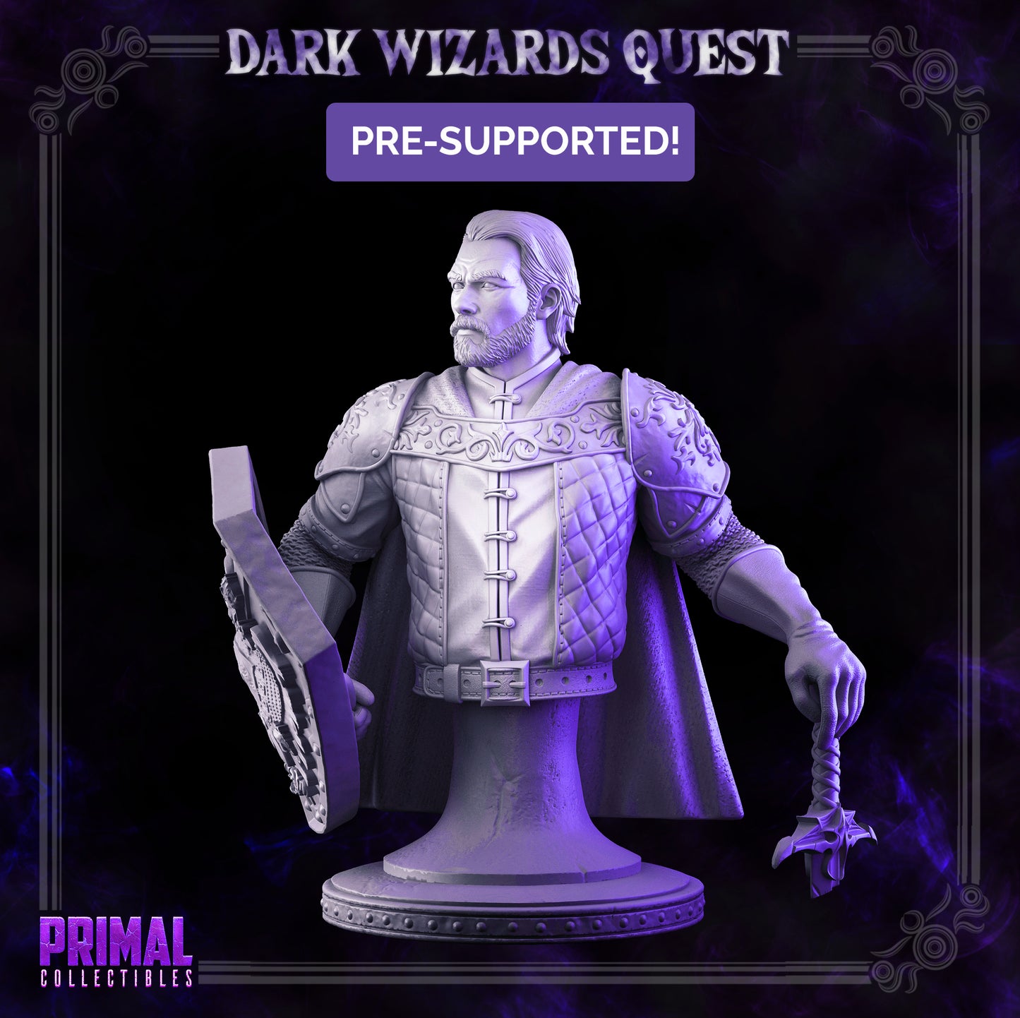 Ritter - Demetrius - Büste - DARK WIZARDS - MASTERS OF DUNGEONS QUEST - Primal Collectibles