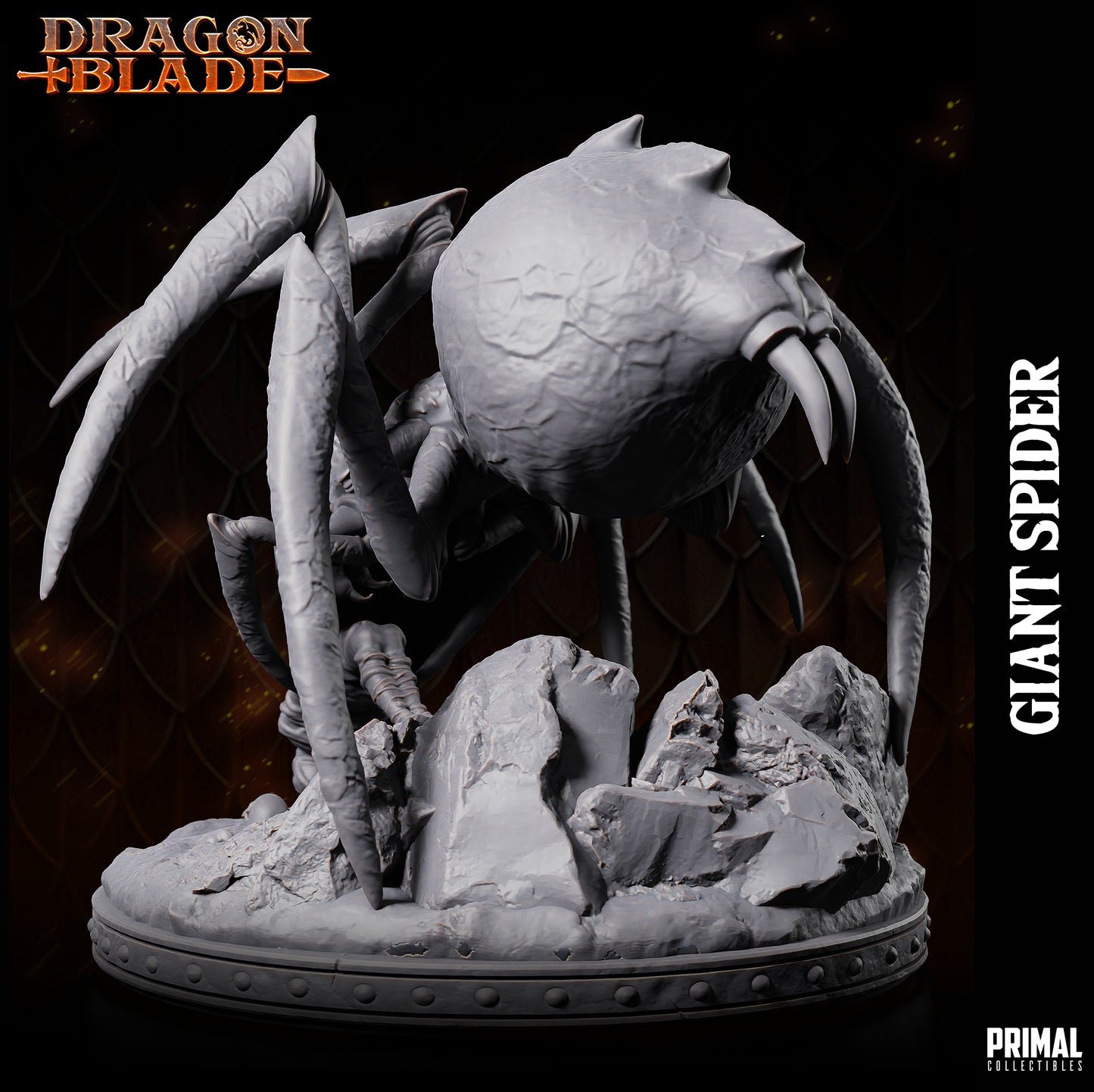 Creature - Giant spider - May 2023 - DRAGONBLADE-  MASTERS OF DUNGEONS QUEST - Primal Collectibles