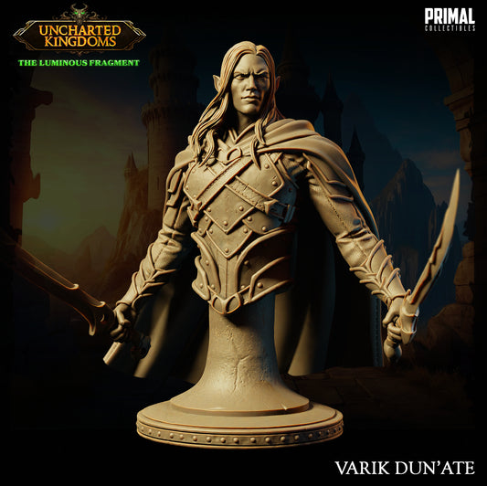 Dark Elf - Varik Dun´Ate - Bust - February 2024 - Uncharted Kingdoms