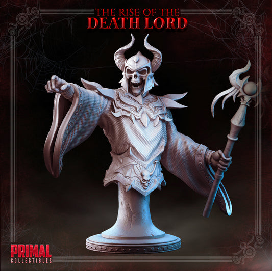 Death Lord - Thurgoth - Bust - March 2023 - THE RISE OF THE DEATH LORD -  MASTERS OF DUNGEONS QUEST - Primal Collectibles