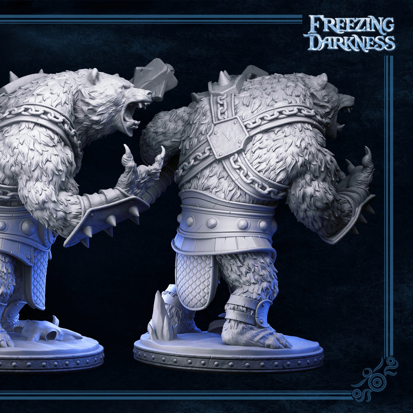 War bear - FREEZING DARKNESS - MASTERS OF DUNGEONS QUEST - Primal Collectibles