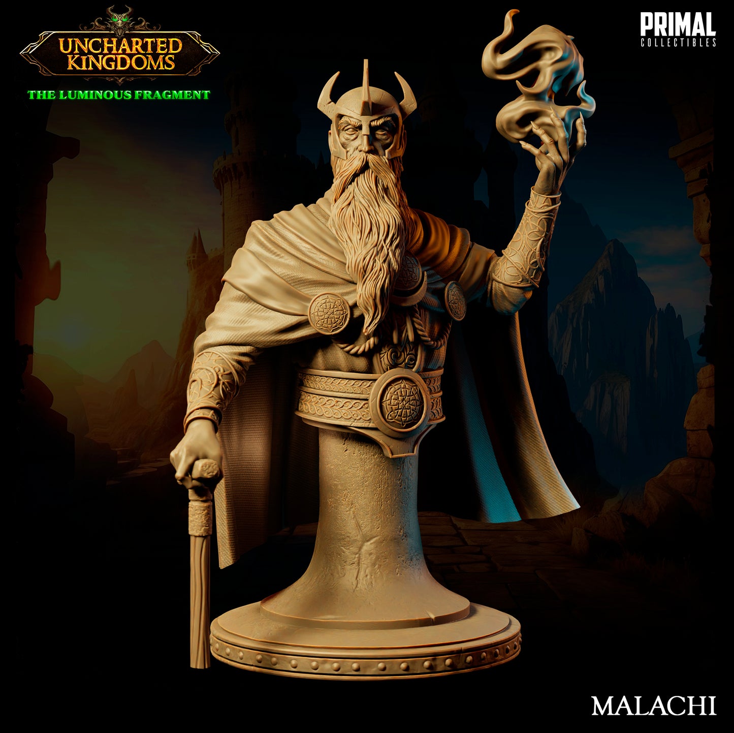 Wizard - Malachi - Bust - April 2024 - Uncharted Kingdoms