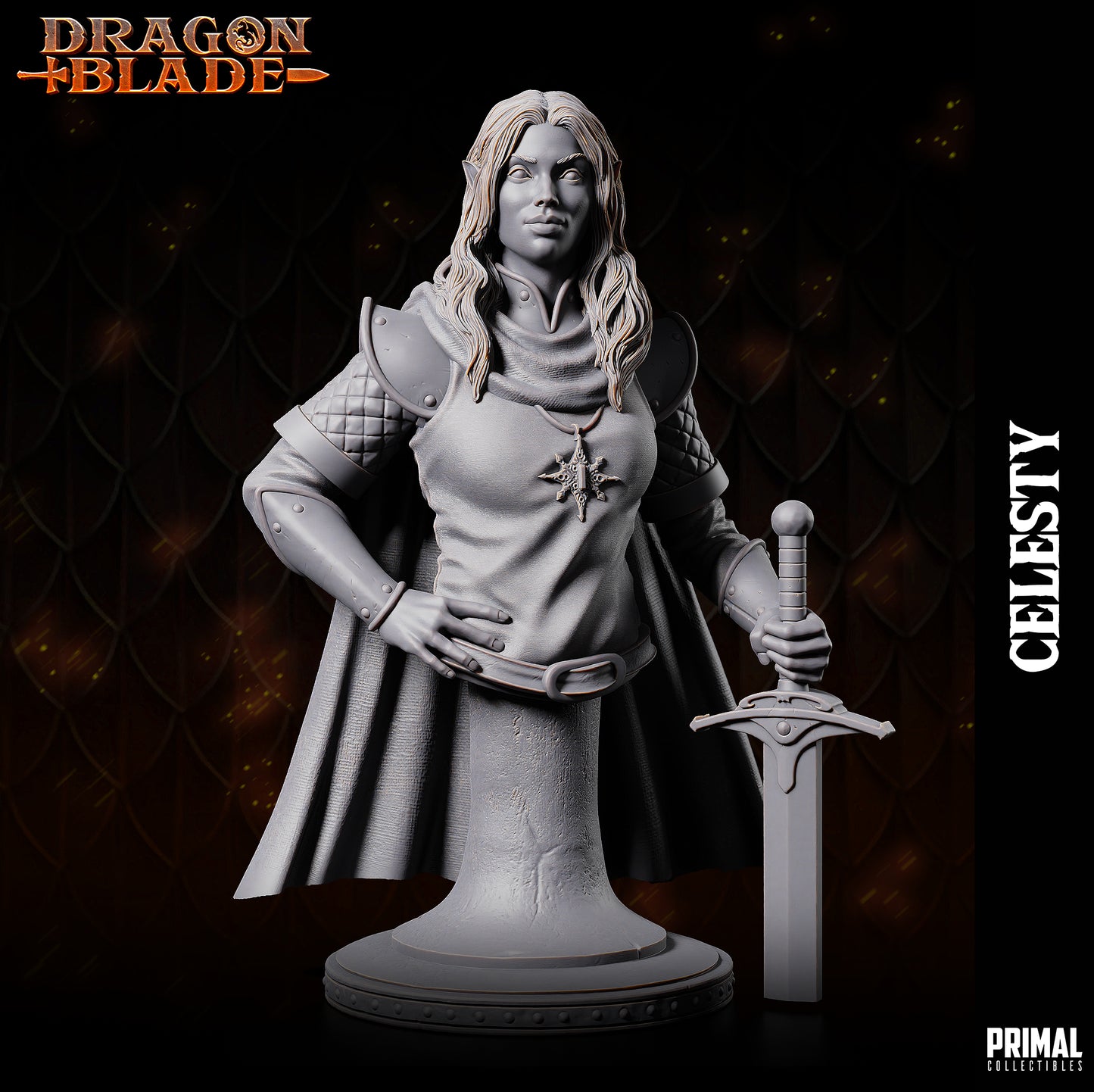 Noble princess - Celesty Sunwindy - Bust -  January 2023 - DRAGONBLADE- MASTERS OF DUNGEONS QUEST