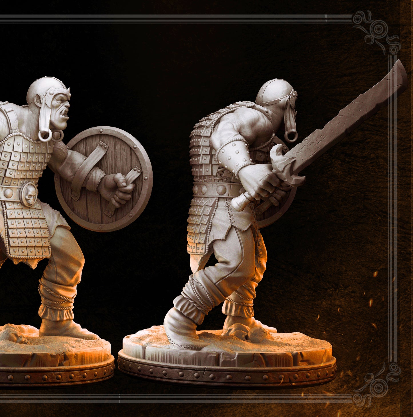 Orc minion - ORRUSK - April 2023 - RESCUE IN THE KING FORTRESS -  MASTERS OF DUNGEONS QUEST - Primal Collectibles