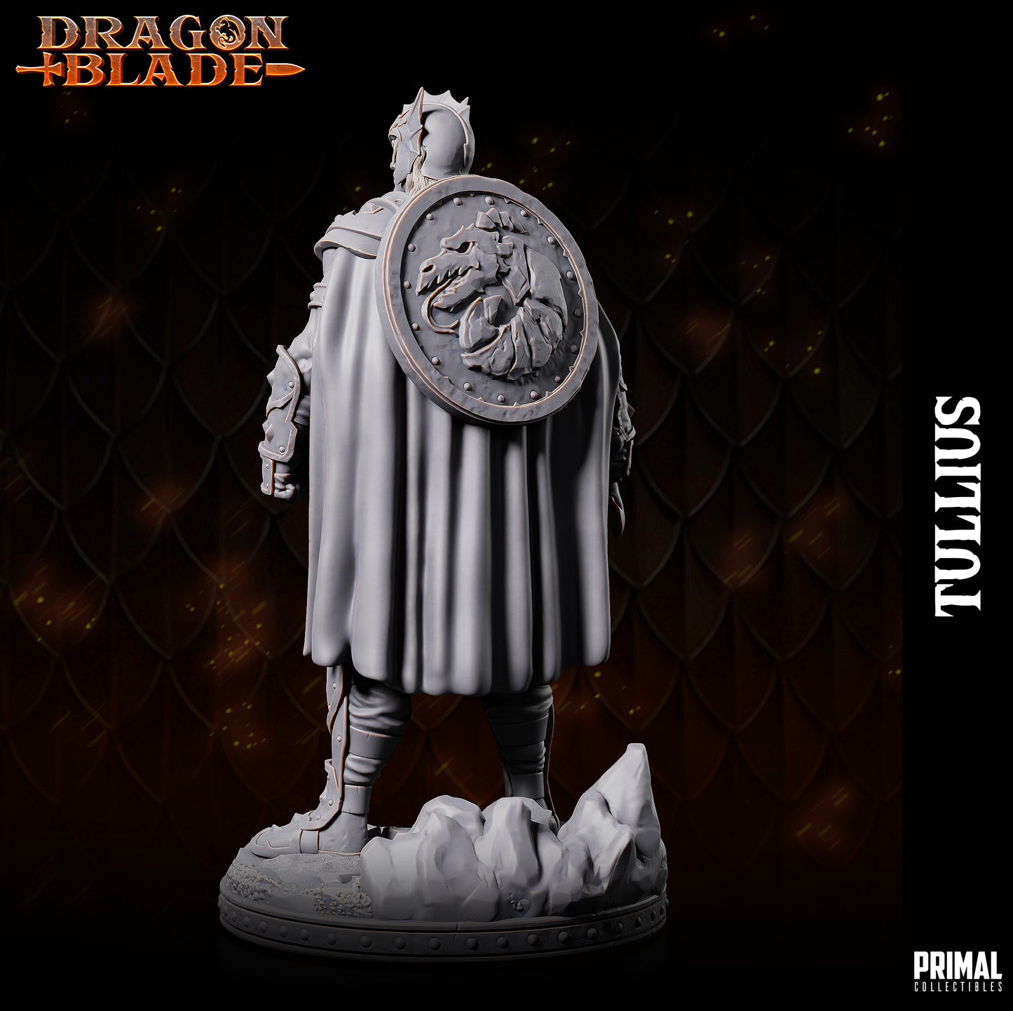 Warrior - Tullius - May 2023 - DRAGONBLADE-  MASTERS OF DUNGEONS QUEST - Primal Collectibles