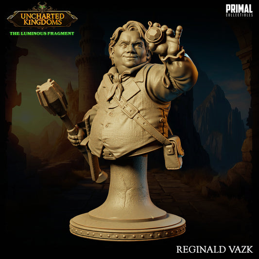 Halfling / Rogue - Reginald Vazk - Bust- March 2024 - Uncharted Kingdoms