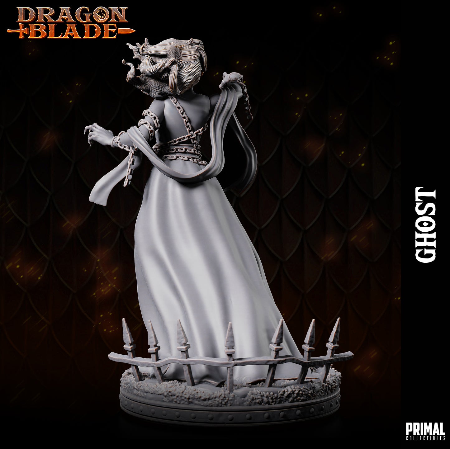 Creature - Ghost - June 2023 - DRAGONBLADE-  MASTERS OF DUNGEONS QUEST - Primal Collectibles