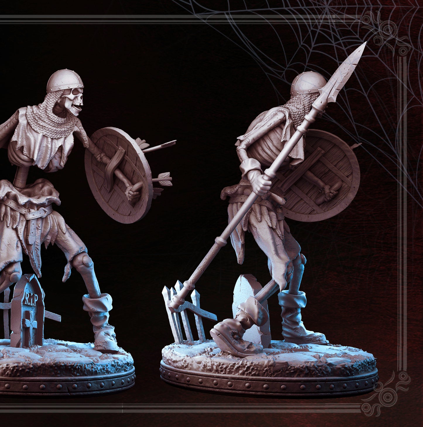 Skeleton - March 2023 - THE RISE OF THE DEATH LORD - MASTERS OF DUNGEONS QUEST - Primal Collectibles