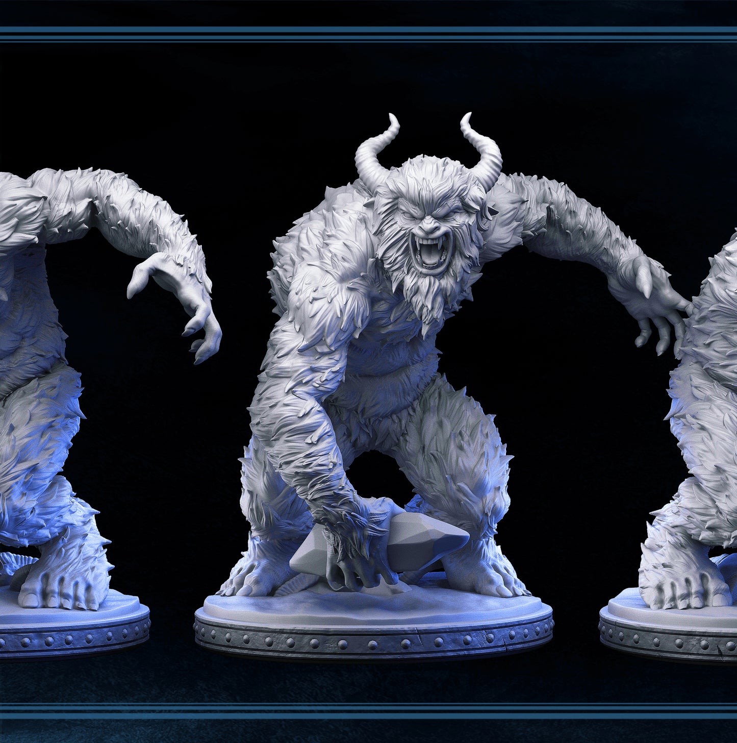 Yeti - FREEZING DARKNESS - MASTERS OF DUNGEONS QUEST - Primal Collectibles