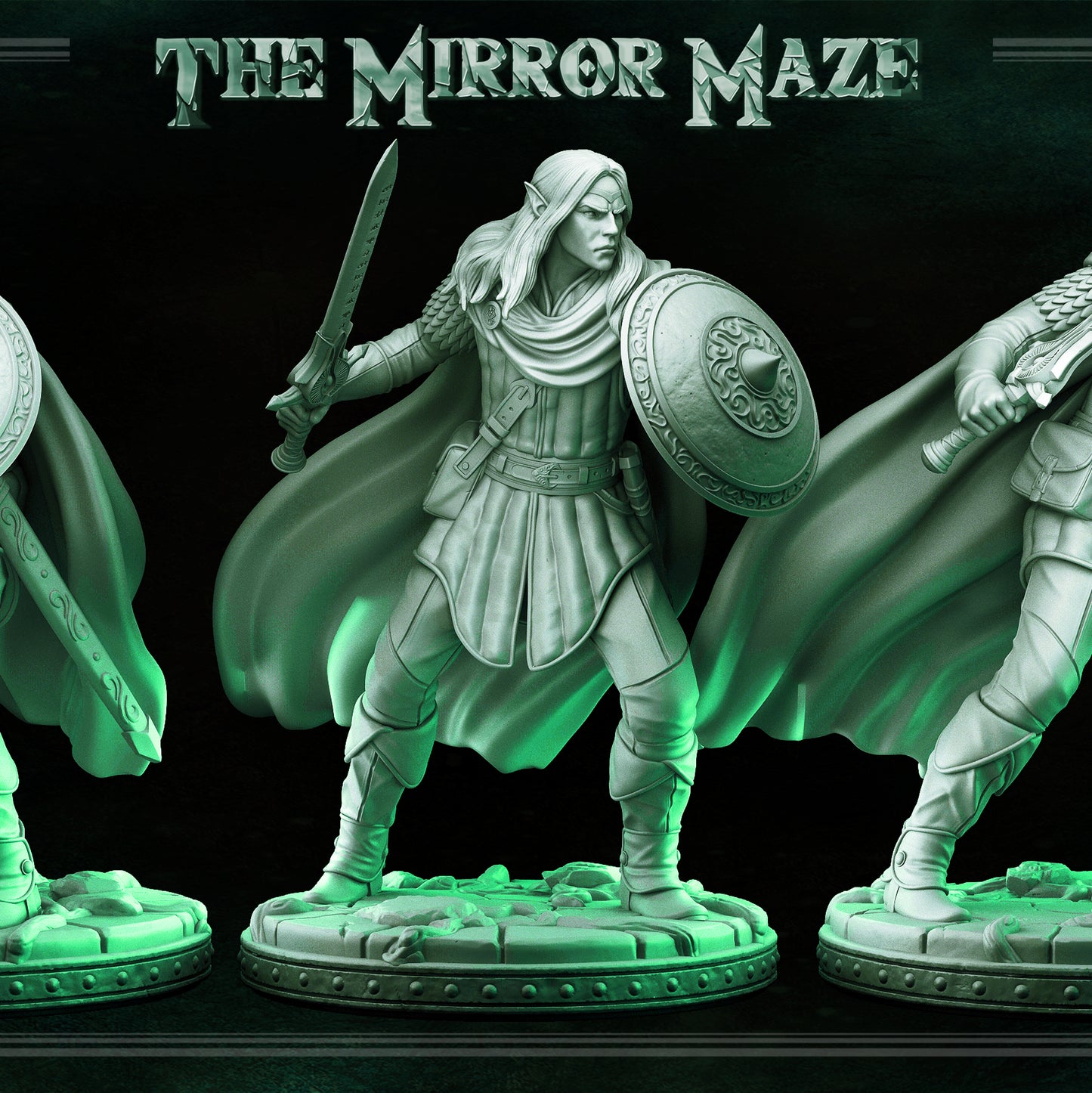 Elf - Athos - THE MIRROR MAZE - MASTERS OF DUNGEONS QUEST - Primal Collectibles