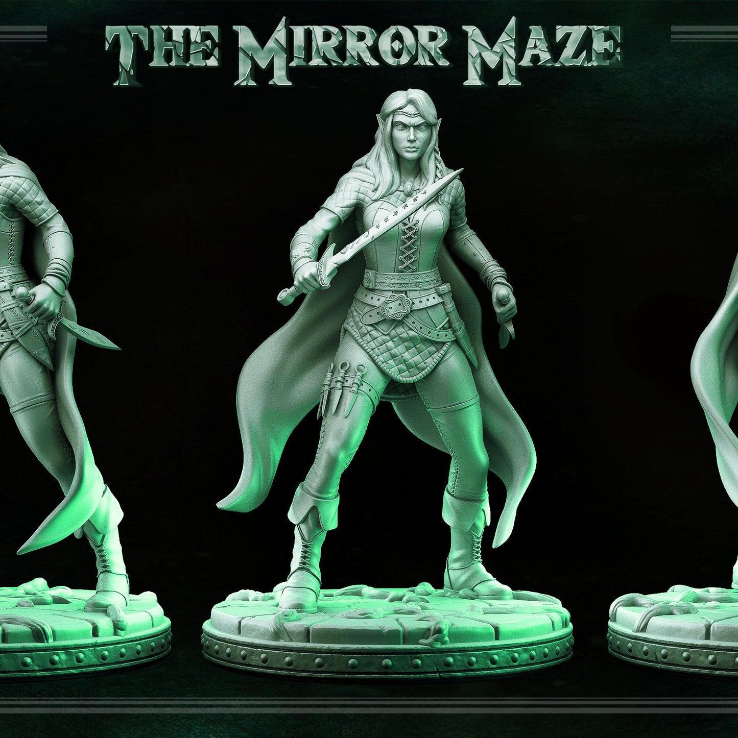 Elf - Lauriel - THE MIRROR MAZE - MASTERS OF DUNGEONS QUEST - Primal Collectibles