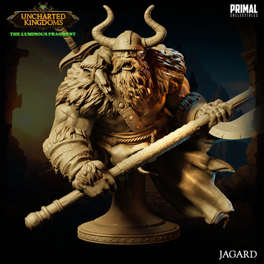 Barbarian King - Jagard - Bust -  April 2024 - Uncharted Kingdoms