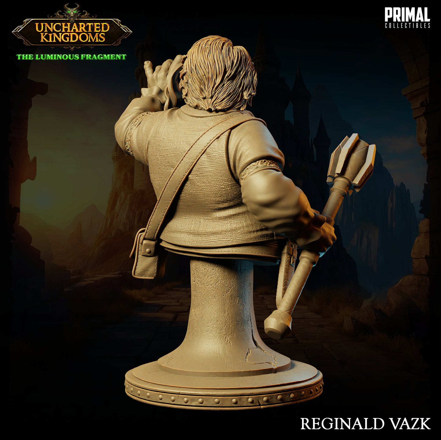 Halfling / Rogue - Reginald Vazk - Bust- March 2024 - Uncharted Kingdoms