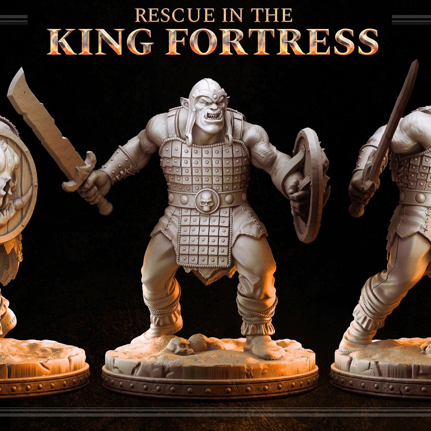 Orc minion - ORRUSK - April 2023 - RESCUE IN THE KING FORTRESS -  MASTERS OF DUNGEONS QUEST - Primal Collectibles