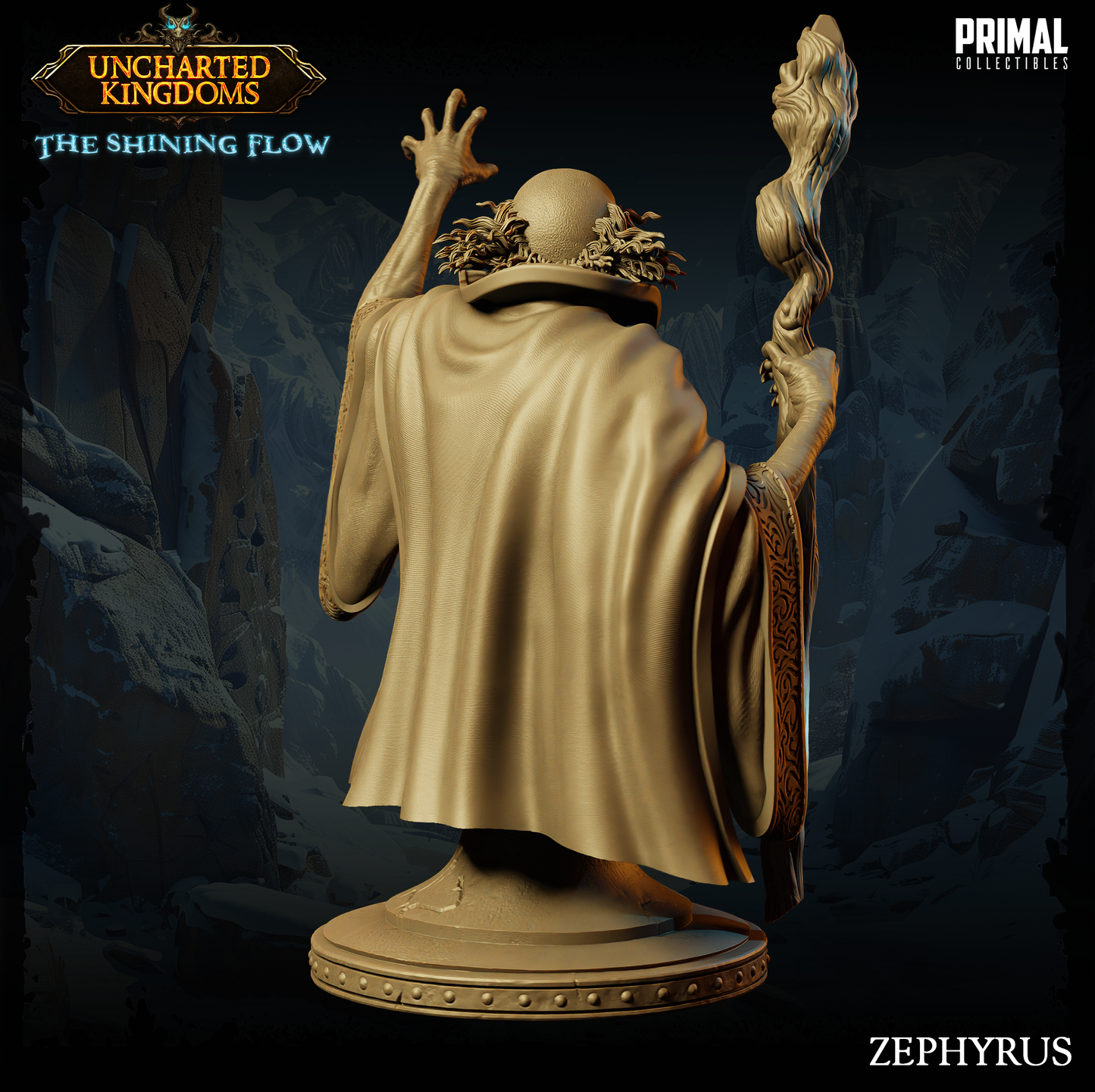 Dark Wizard - Zephyrus - Bust - June 2024 - Uncharted Kingdoms