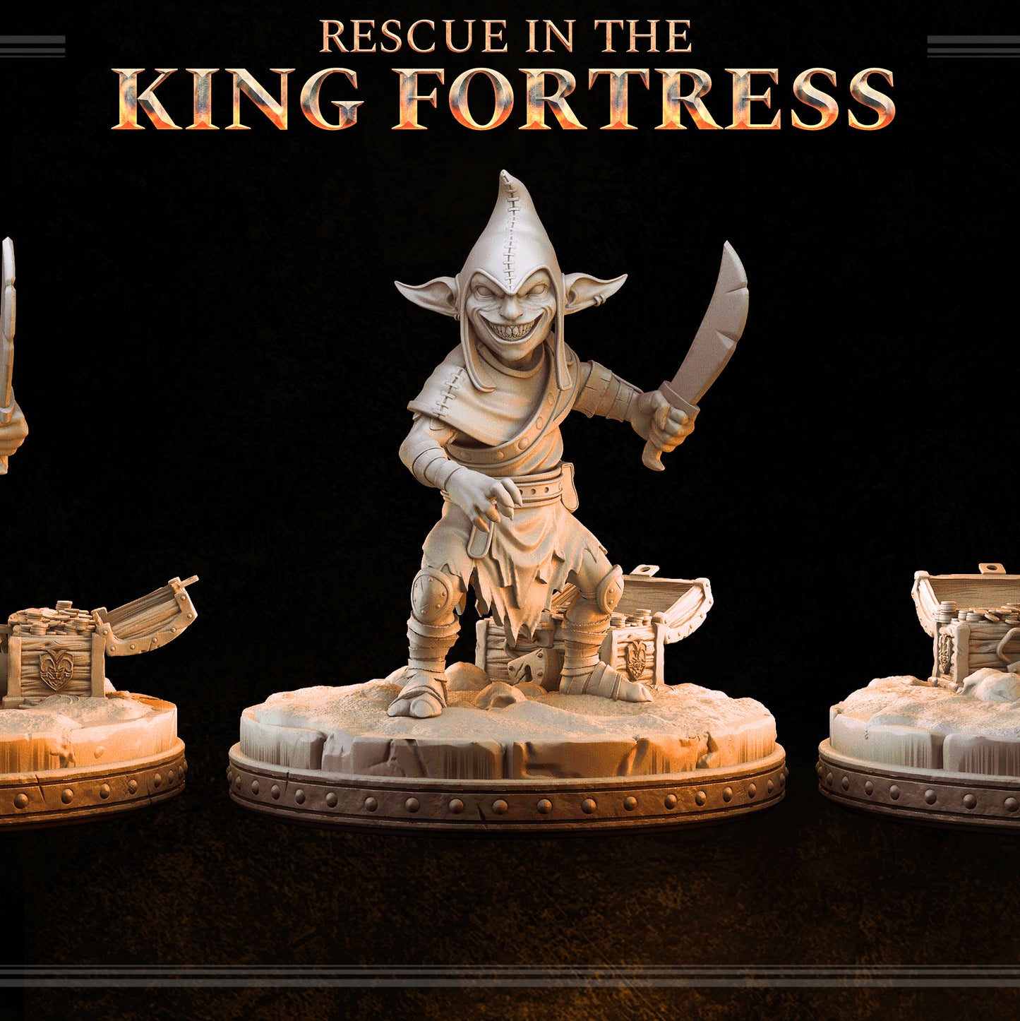 Goblin - April 2023 - RESCUE IN THE KING FORTRESS -  MASTERS OF DUNGEONS QUEST - Primal Collectibles