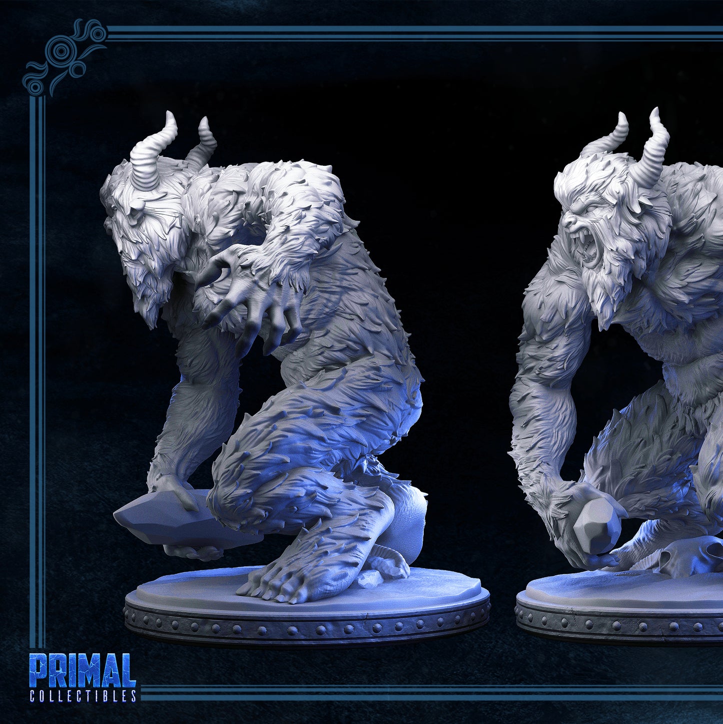 Yeti - FREEZING DARKNESS - MASTERS OF DUNGEONS QUEST - Primal Collectibles