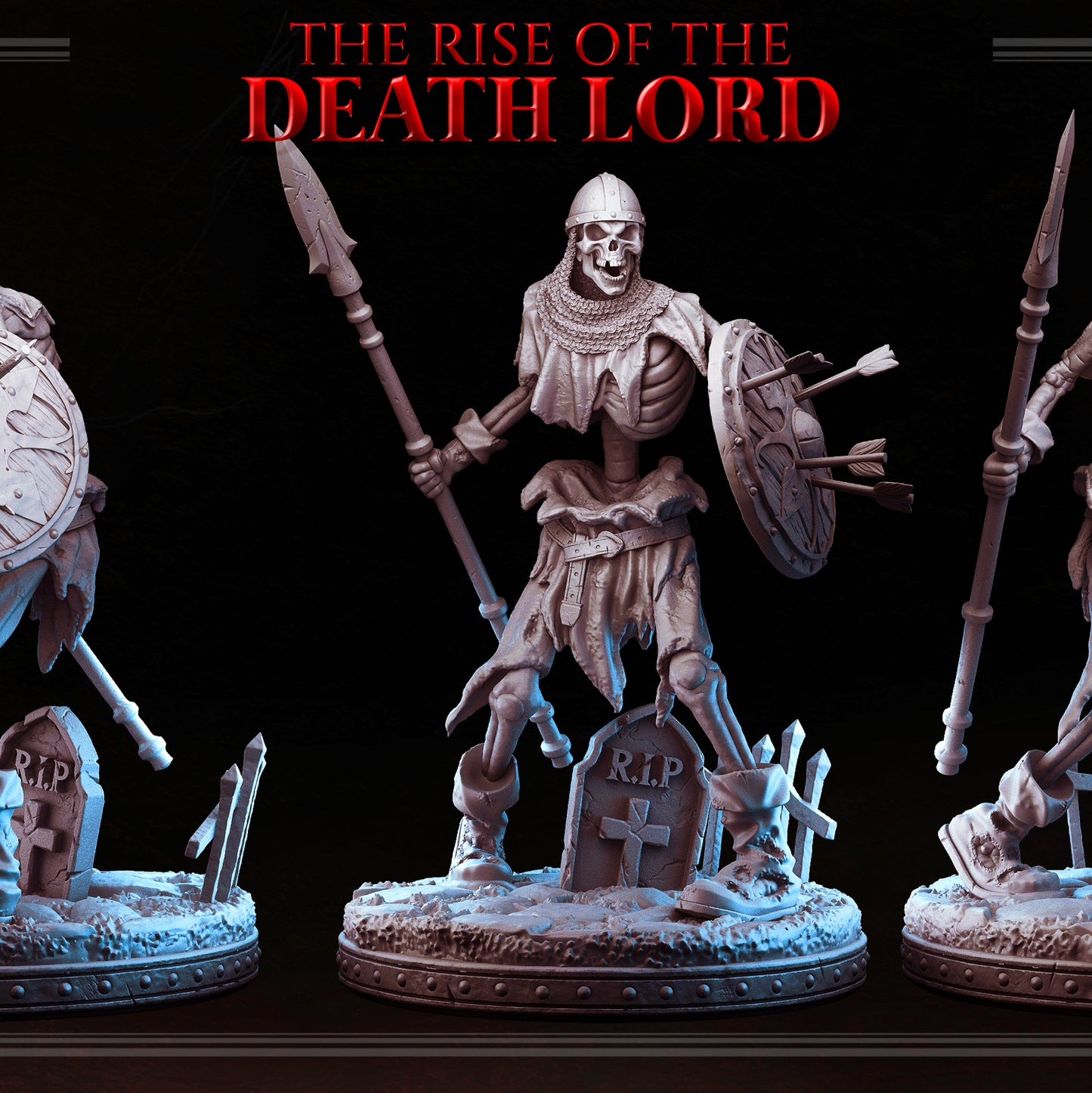 Skeleton - March 2023 - THE RISE OF THE DEATH LORD - MASTERS OF DUNGEONS QUEST - Primal Collectibles