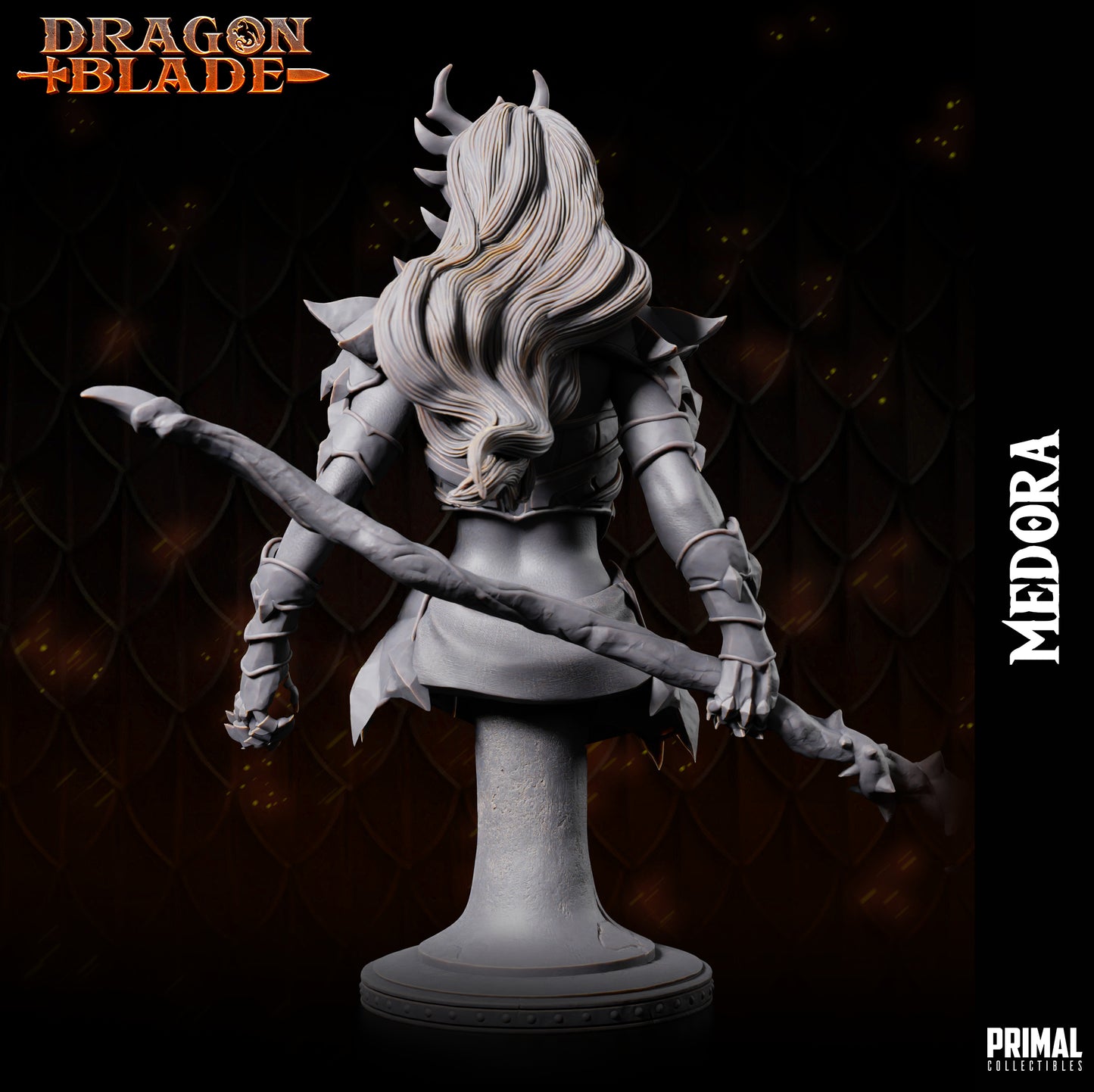 Dragon Dark Queen - Medora - Bust - September 2023 - DRAGONBLADE-  MASTERS OF DUNGEONS QUEST