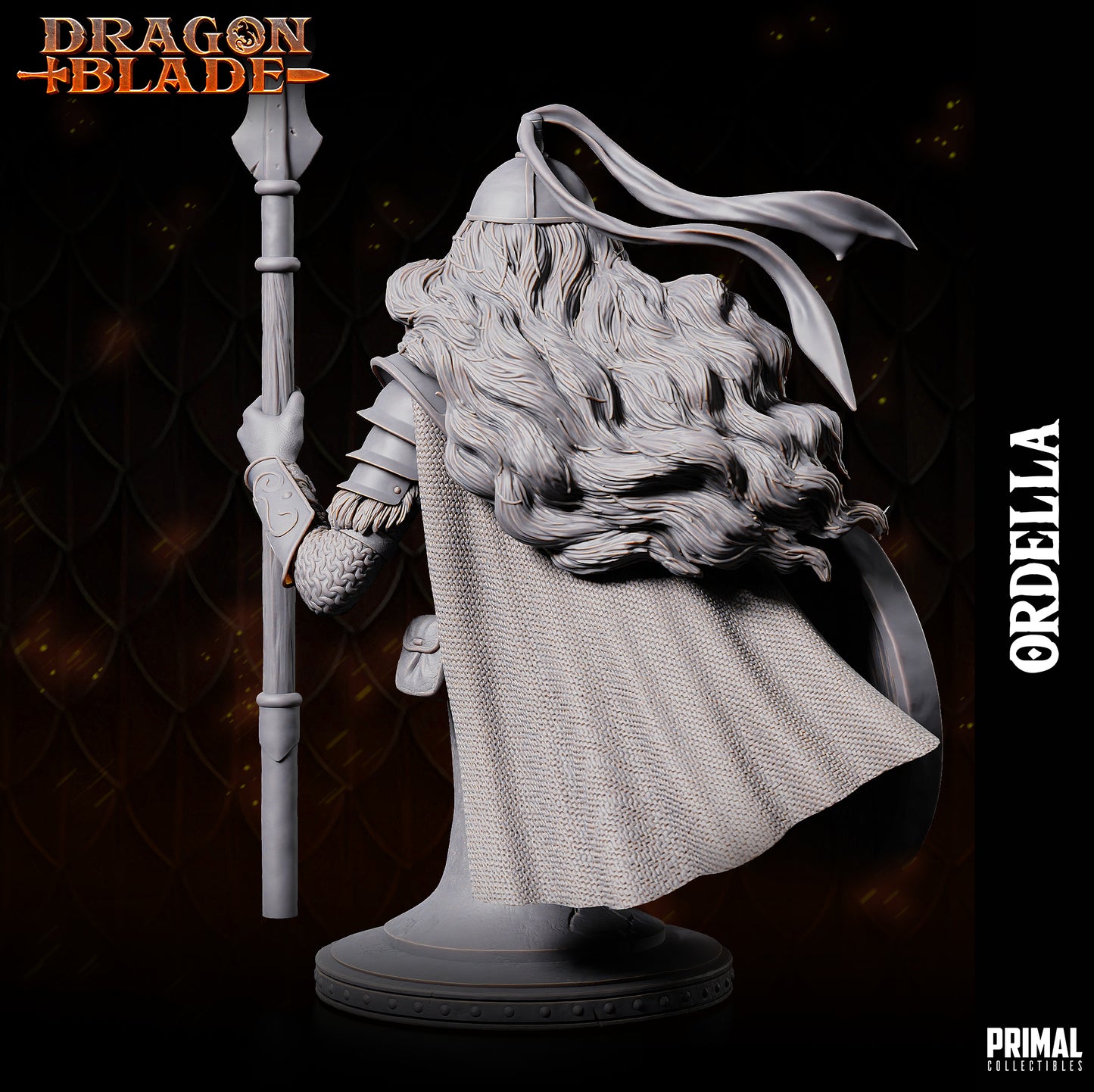 Elf- Ordella - Bust - June 2023 - DRAGONBLADE-  MASTERS OF DUNGEONS QUEST - Primal Collectibles