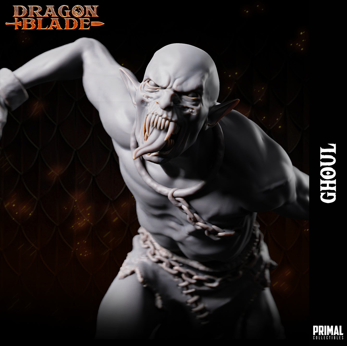 Creature - Ghoul (alternative version)- May 2023 - DRAGONBLADE-  MASTERS OF DUNGEONS QUEST - Primal Collectibles