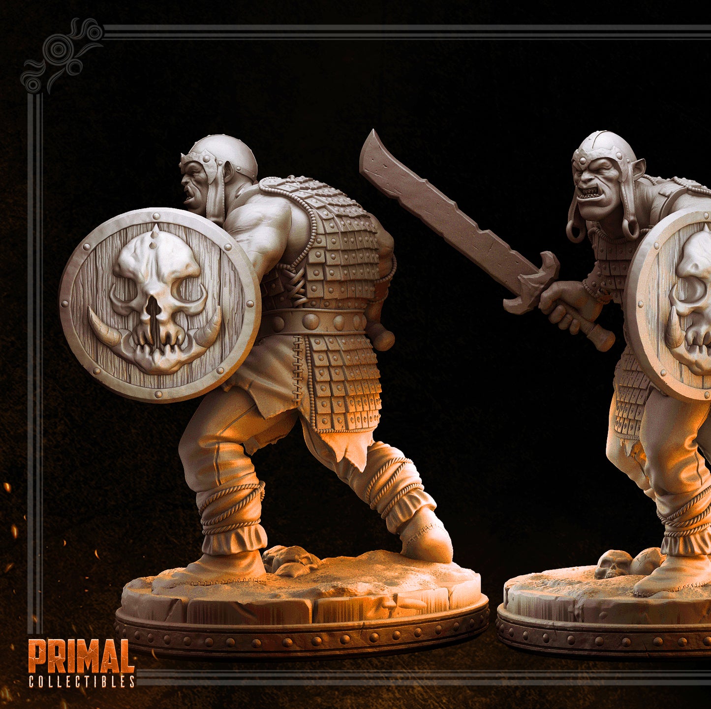 Orc minion - ORRUSK - April 2023 - RESCUE IN THE KING FORTRESS -  MASTERS OF DUNGEONS QUEST - Primal Collectibles