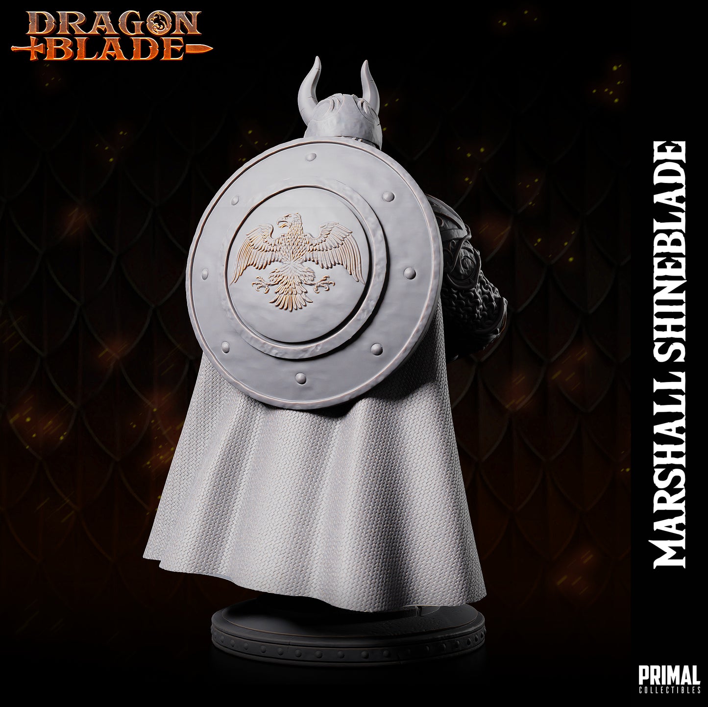 Fighter- Knight - Marshall Shineblade - bust - September 2023 - DRAGONBLADE-  MASTERS OF DUNGEONS QUEST