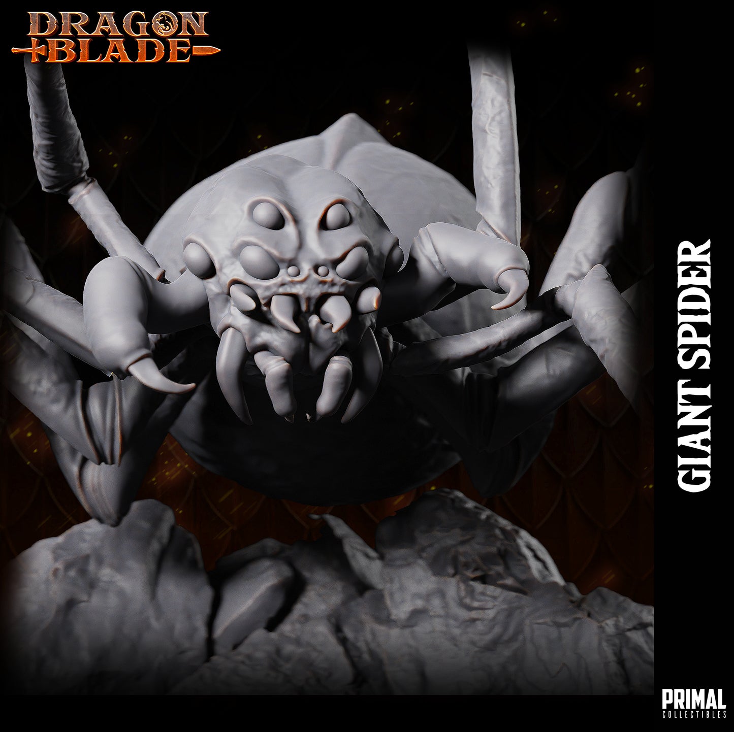 Creature - Giant spider (alternative version) - May 2023 - DRAGONBLADE-  MASTERS OF DUNGEONS QUEST - Primal Collectibles