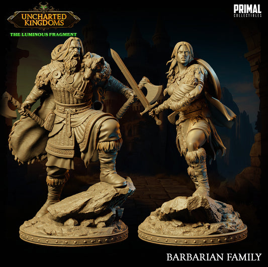 Barbarian Family - Kara & Fegur - February 2024 - Uncharted Kingdoms