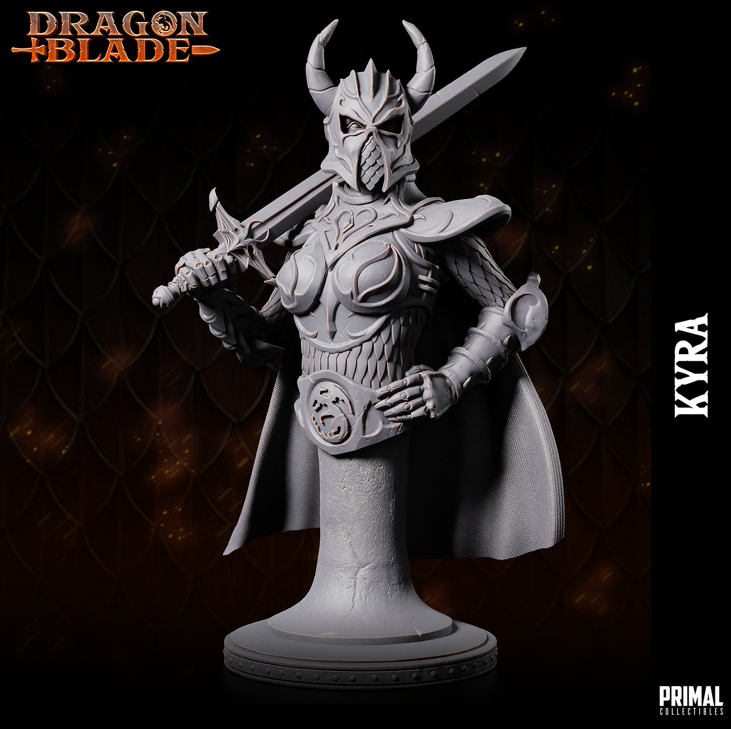 Fighter - Kyra  - Bust - November 2023 - DRAGONBLADE-  MASTERS OF DUNGEONS QUEST