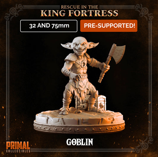 Goblin (alternative version) - April 2023 - RESCUE IN THE KING FORTRESS -  MASTERS OF DUNGEONS QUEST - Primal Collectibles