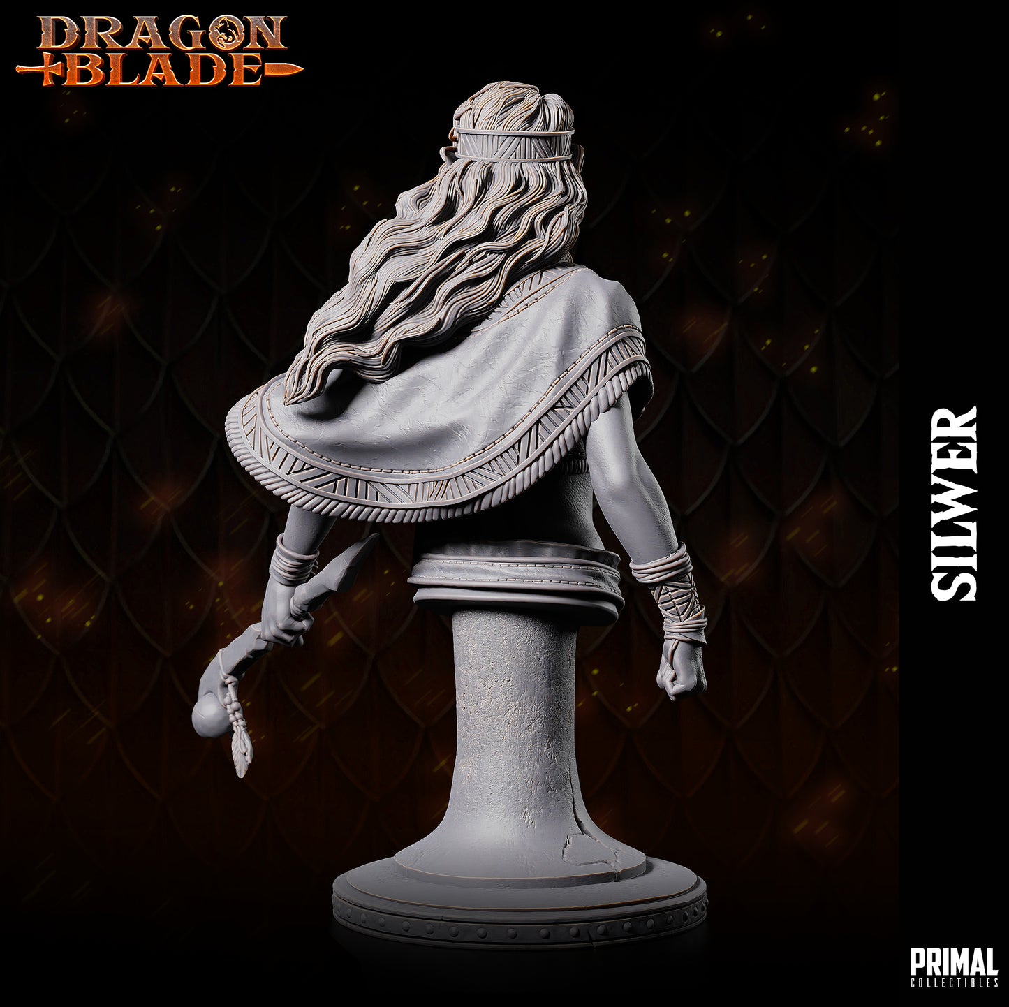 Elf - Dragon - Silwer  - bust - October 2023 - DRAGONBLADE-  MASTERS OF DUNGEONS QUEST