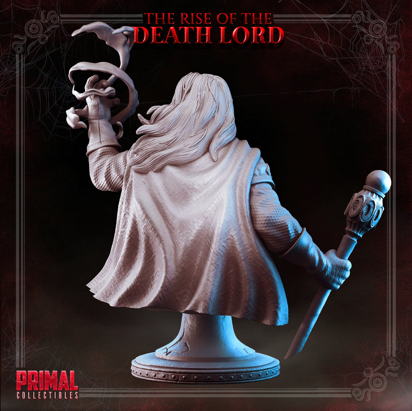 Wizard - Gaspar - Bust - March 2023 - THE RISE OF THE DEATH LORD -  MASTERS OF DUNGEONS QUEST - Primal Collectibles