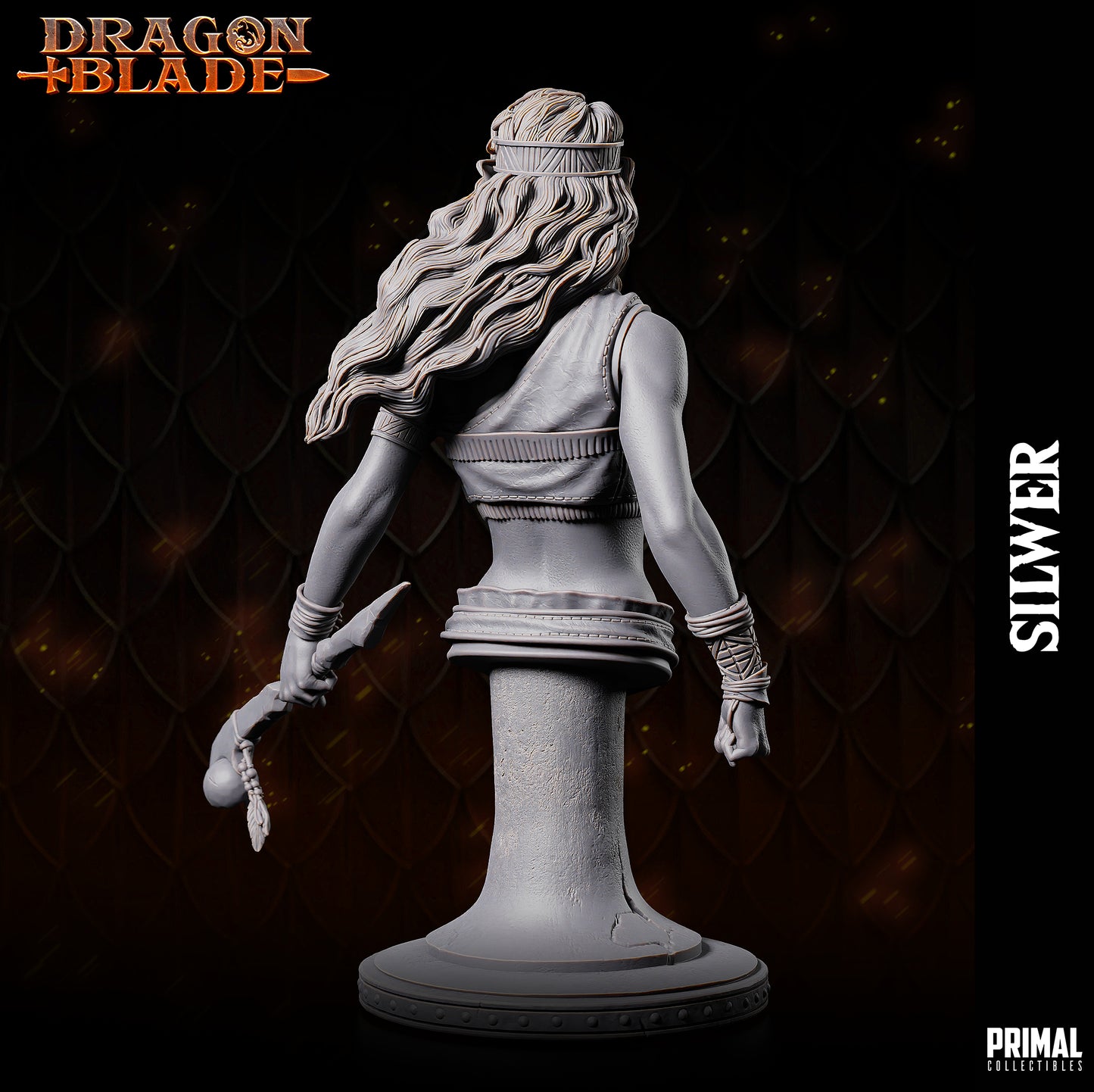 Elf - Dragon - Silwer  - bust - October 2023 - DRAGONBLADE-  MASTERS OF DUNGEONS QUEST